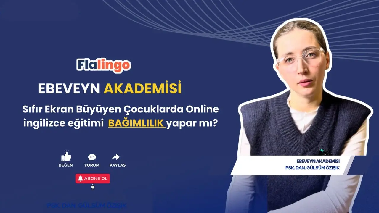 Sıfır Ekran Büyüyen Çocuklarda Online İngilizce Eğitimi Zararlı mı?